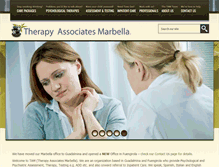 Tablet Screenshot of marbellatherapists.com